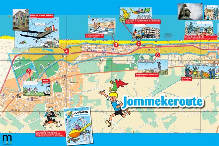 Jommekesroute in Middelkerke