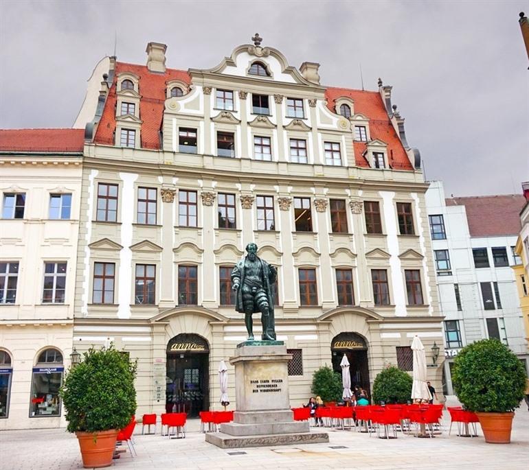 Köpfhaus in Augsburg, Duitsland