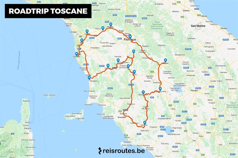 Roadtrip Toscane Dé mooiste route 7 dagen tot 2 weken