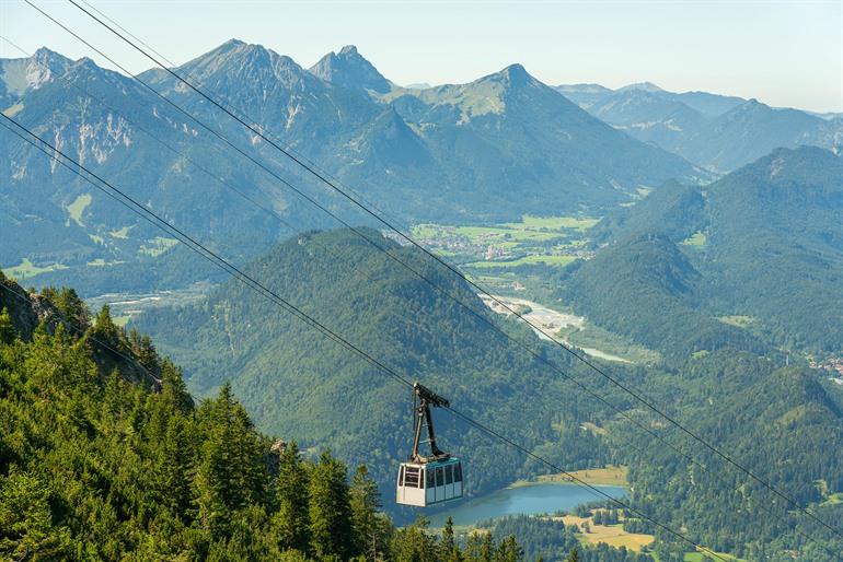 Kabelbaan naar de Tegelberg, Beieren