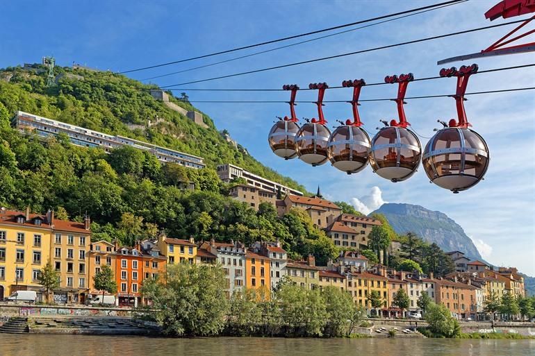 Kabelbaan over Grenoble