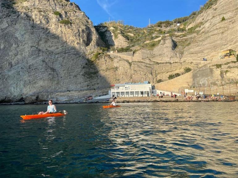 Kajaktocht in Ischia
