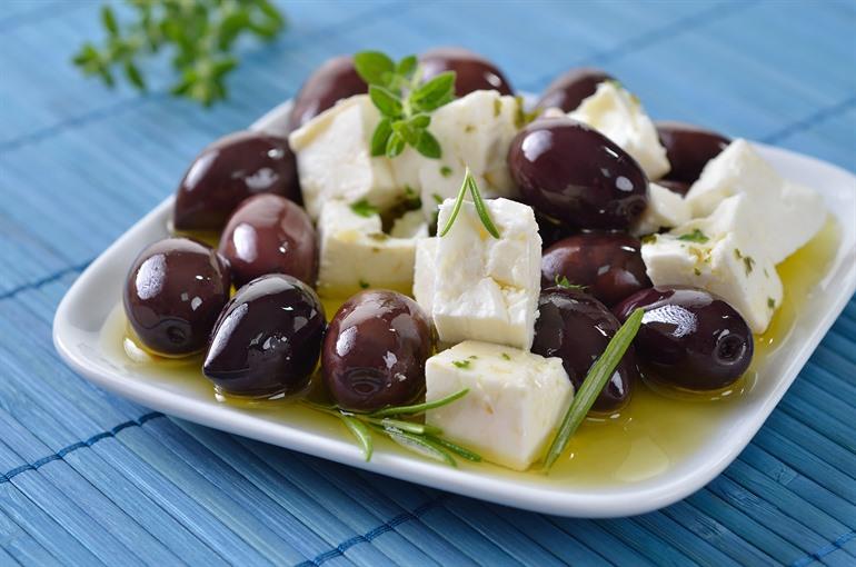 Kalamata olijf met feta, Griekse keuken