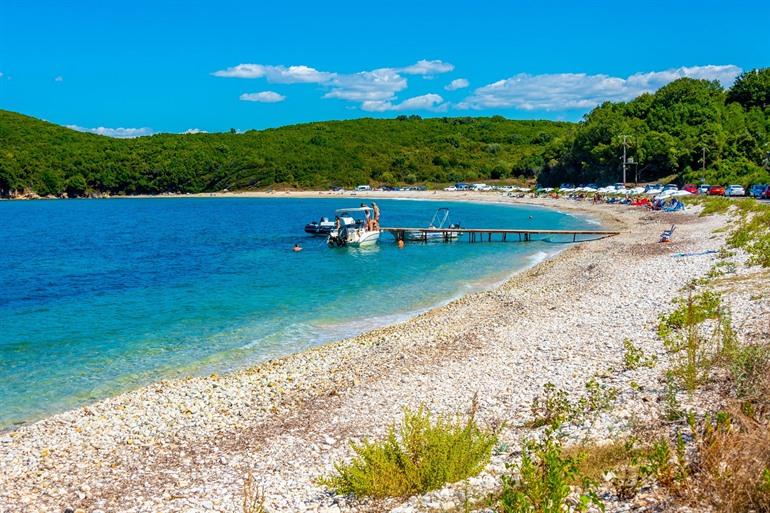 Kalamionas Beach in Kassiopi