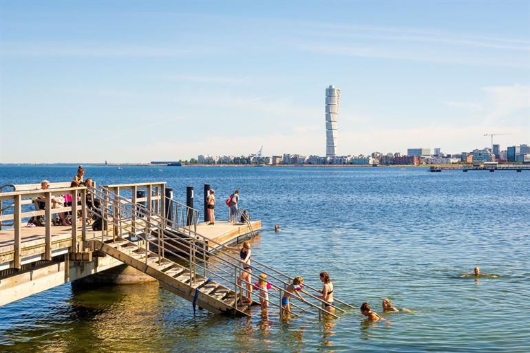 Kallbadhus, Ribersborg-strand in Malmö