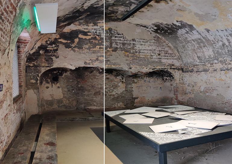 Kamer waar gekookt werd voor de soldaten van Fort Napoleon