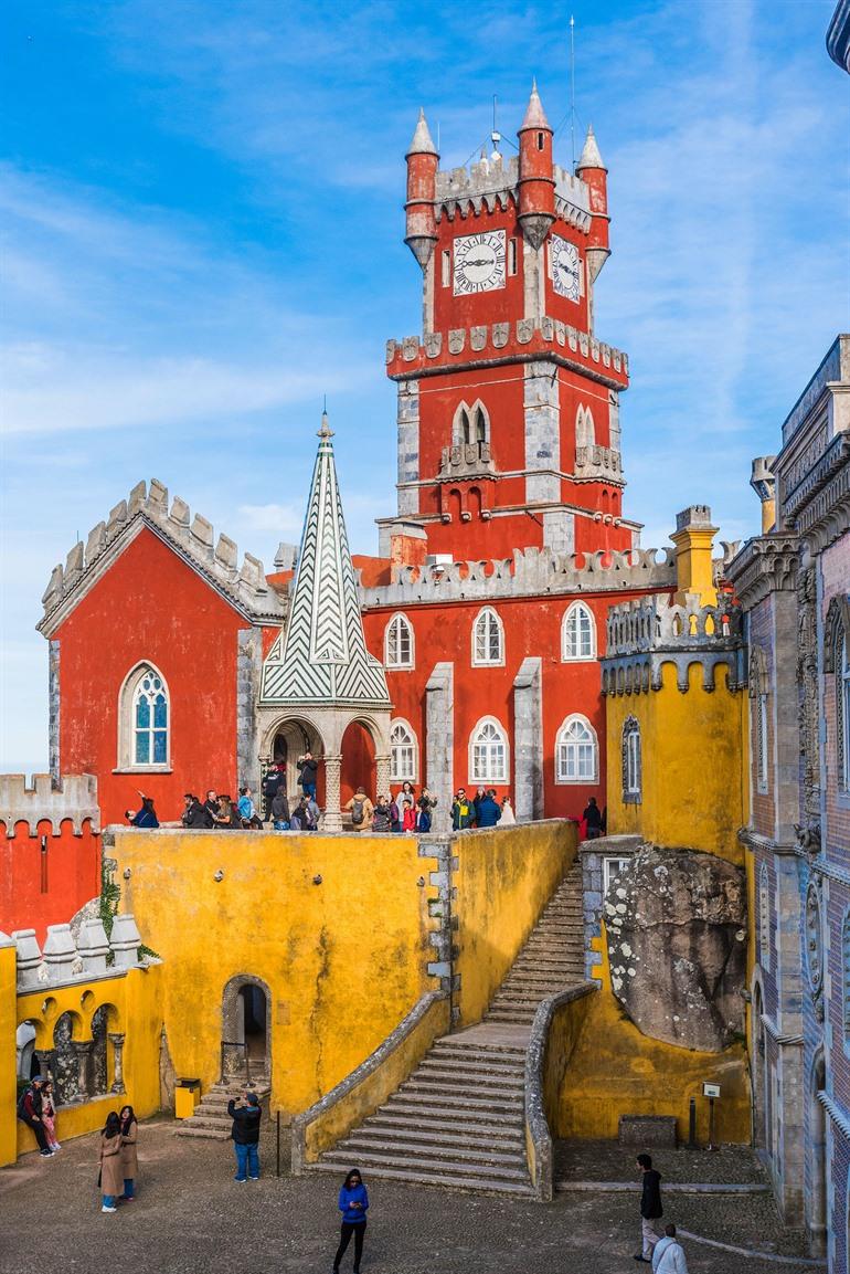Kapel Pena bezoeken in Sintra, Portugal