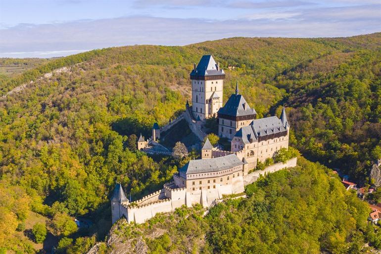 Karlstejn kasteel, nabij Praag