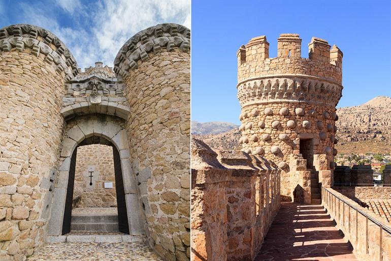 Kasteel Manzanares El Real, Madrid, Spanje