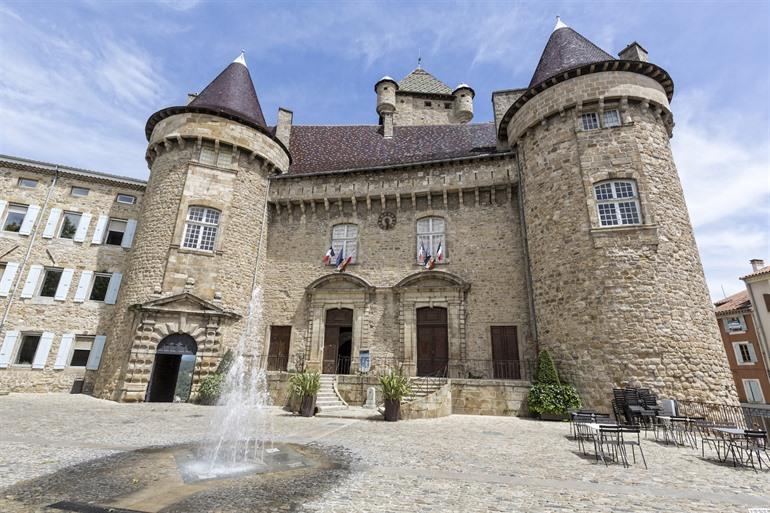 Kasteel van Montlaur in Aubenas, Ardèche
