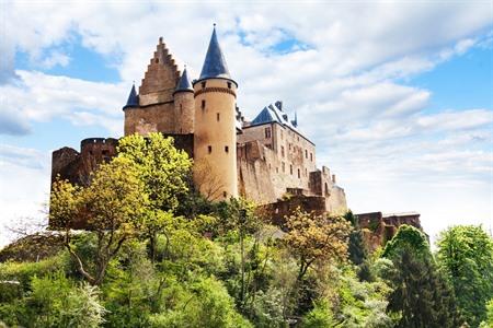 Kasteel Vianden in Luxemburg