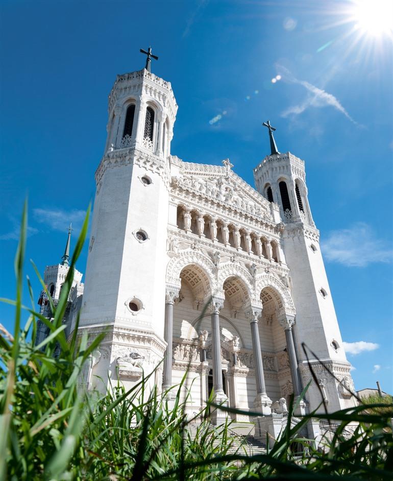 Kathedraal Notre Dame de Fourvière in Lyon, Frankrijk