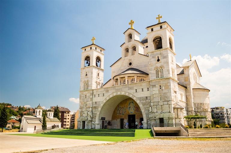 Kathedraal van Podgorica in Montenegro