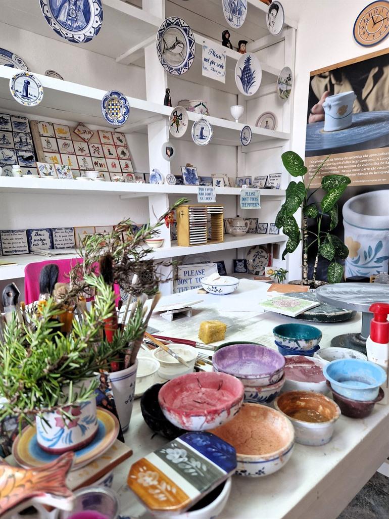 Keramiekfabriek Cerâmica Vieira in Lagoa bezoeken