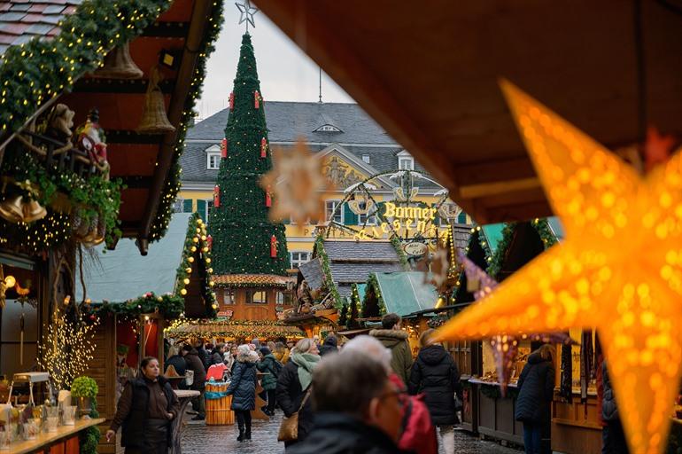 Kerstmarkt van Bonn bijwonen