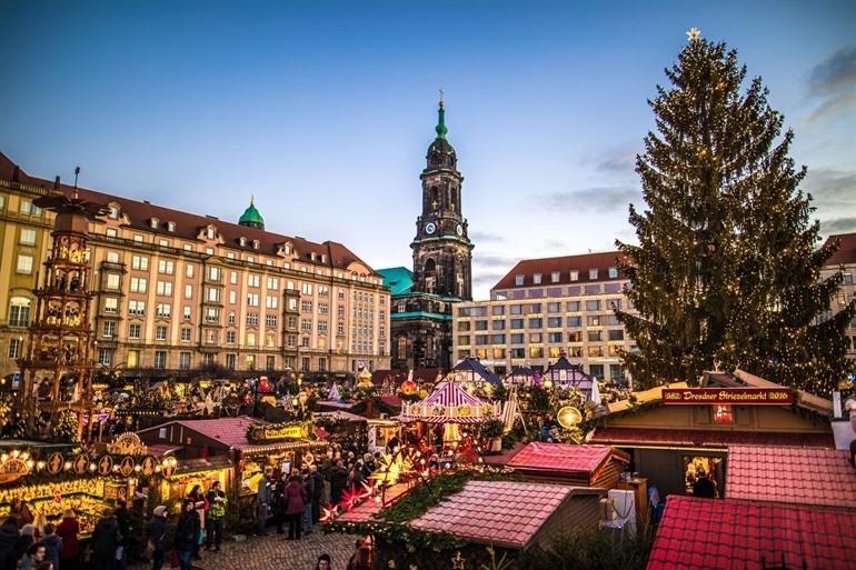 Kerstmarkt van Dresden bezoeken