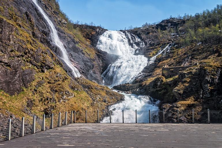 Kjosfossen waterval bezoeken, Noorwegen