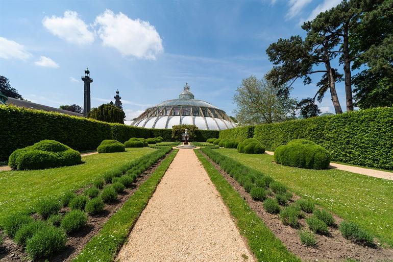 Koninklijke Tuinen bij de Koninklijke Serres van Laken