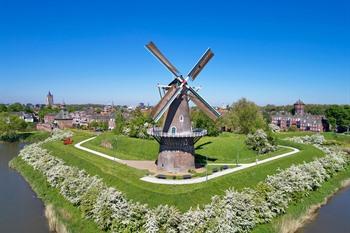 Korenmolen De Hoop in Gorinchem, Zuid-Holland