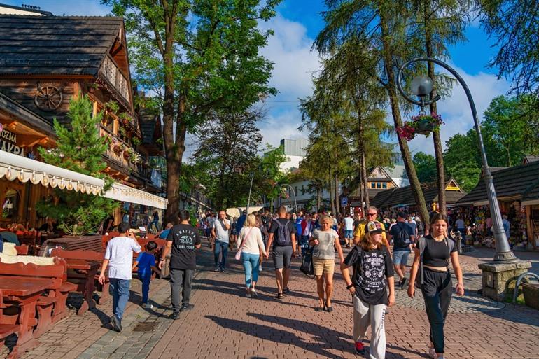 Krupówki, de hoofdstraat van Zakopane