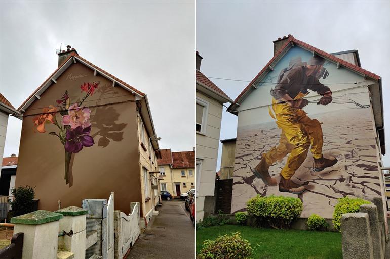 Kunstwerken in Boulogne-sur-Mer, buiten het centrum