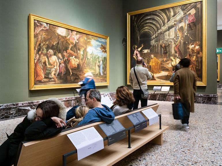 Kunstwerken in de Pinacoteca di Brera in Milaan