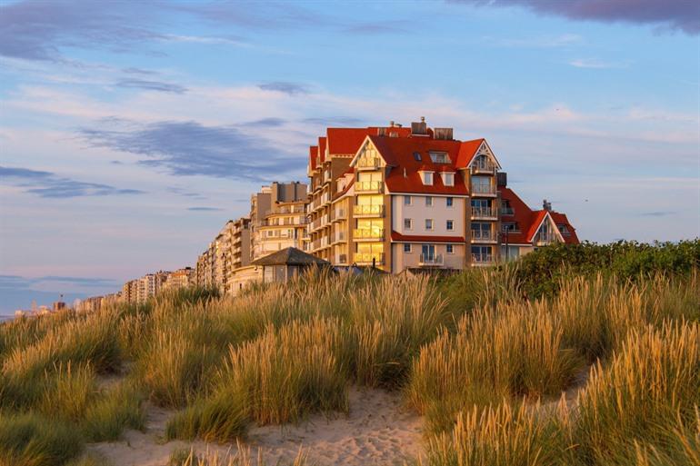 Kustgebouwen in Westende