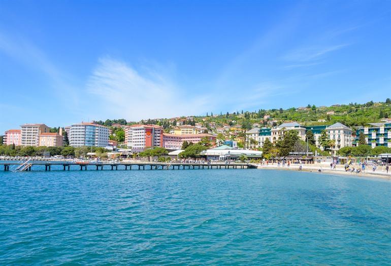 Kustplaats Portorož in Slovenië
