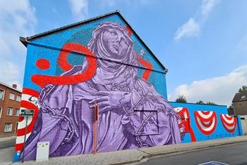 KYMO ONE, Street-art muurschilderingen in Brugge