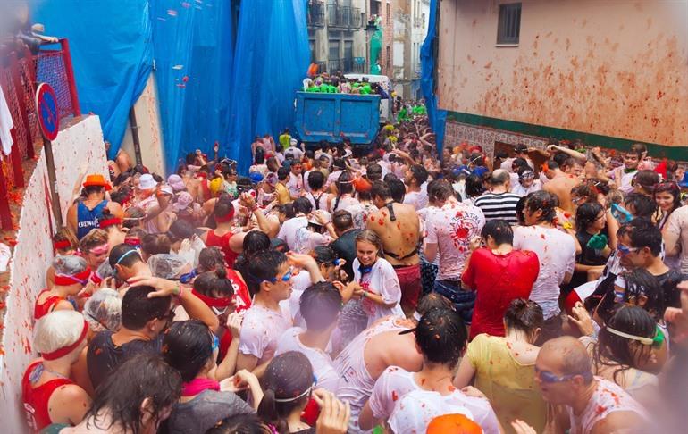 La Tomatina: Buñol, Spanje