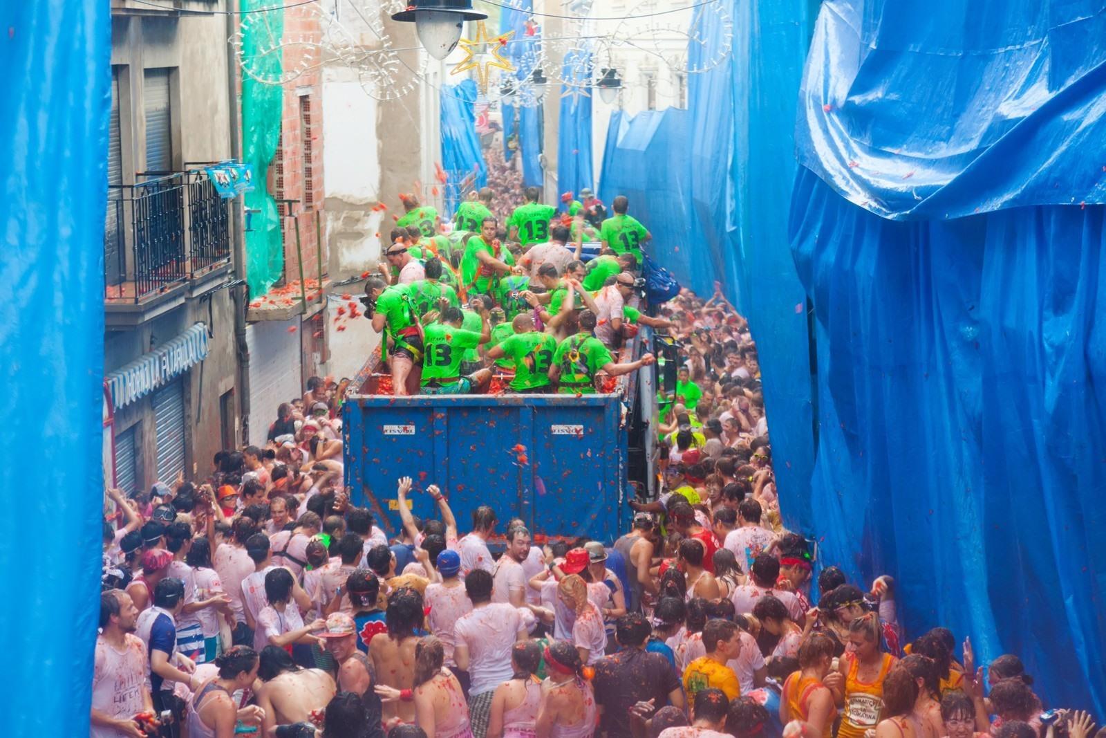 La Tomatina tomatenfestival 2024 Spanje Tickets + info voor je bezoek