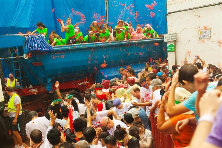 La Tomatina tomatenfestival 2024 Spanje Tickets + info voor je bezoek