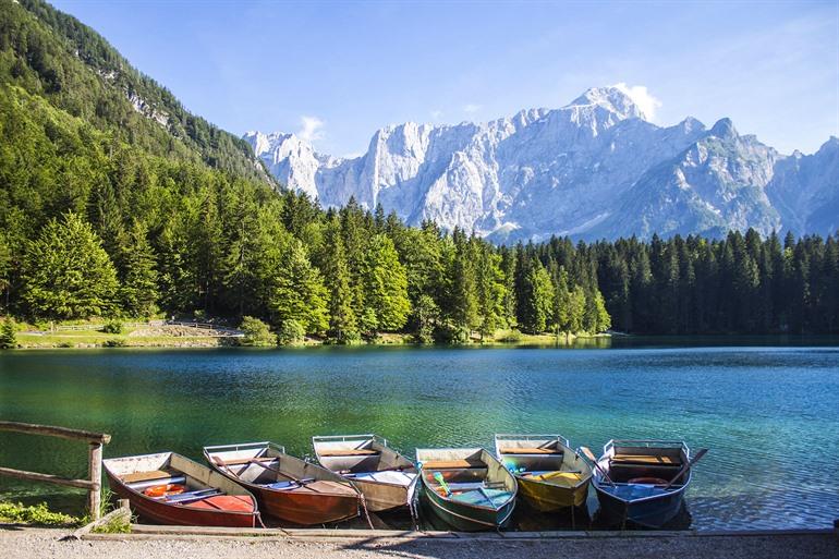 Lago di Fusine, schitterend meer in Italië