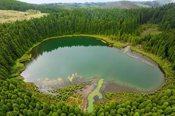 Lagoa do Canário, het Snapchatmeer van Sao Miguel