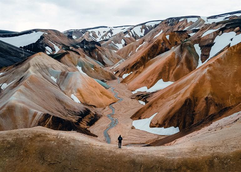 Landmannalaugar berglandschap, IJsland