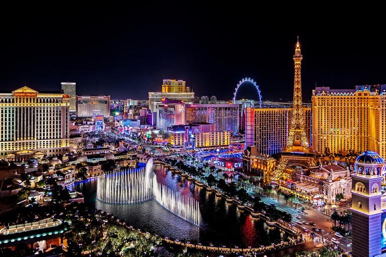 Las Vegas Strip by night