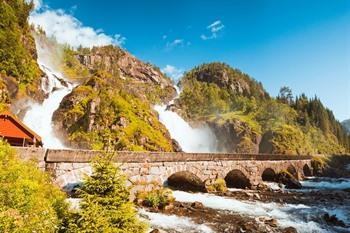 Latefossen waterval