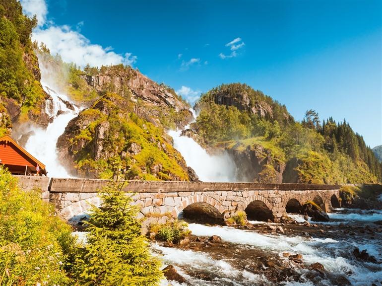 Latefossen waterval