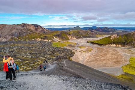 Laugavegur trail, vierdaagse trekking door de wildernis van IJsland