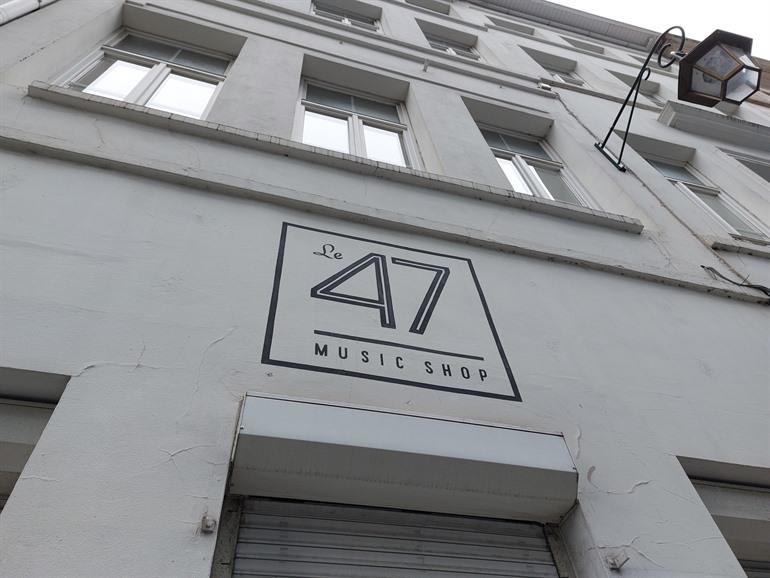 Le 47 music shop in Brussel