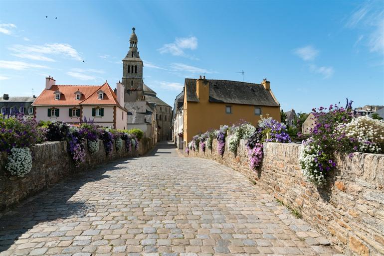 Le Pont Fleuri, Quimperlé, Finistère, Bretagne