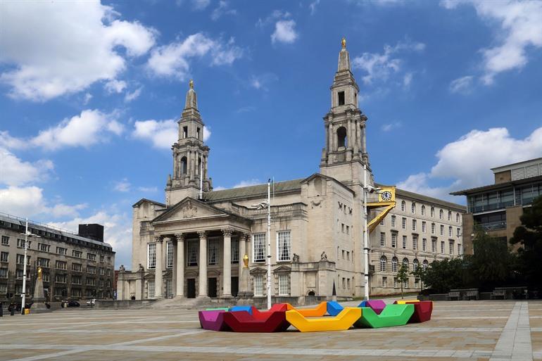 Leeds Civic Hall op het Millennium Square, Leeds