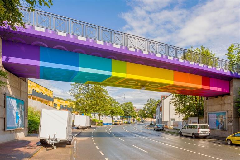 LEGO Brücke in Wuppertal