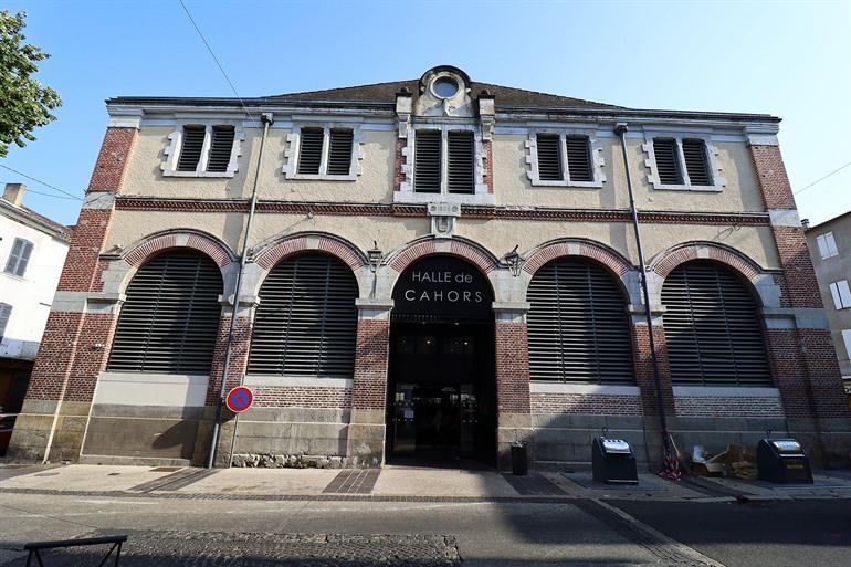 Les Halles de Cahors, overdekte markt in Cahors, Occitanië