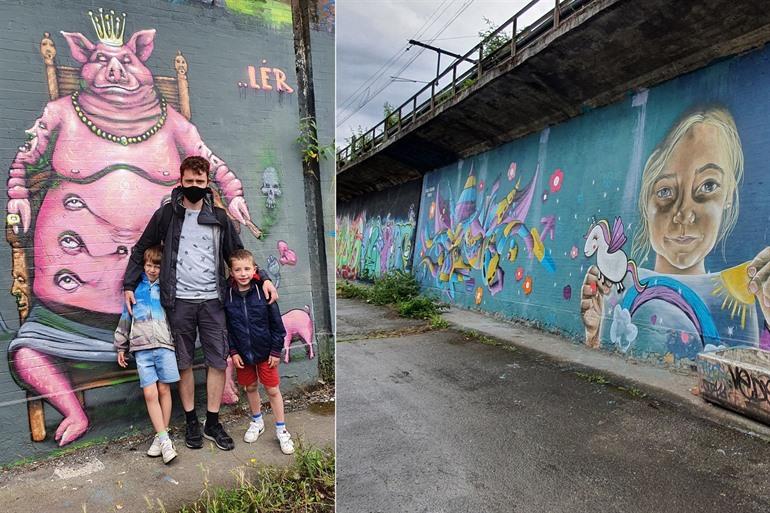 Leuke street-art in Charleroi