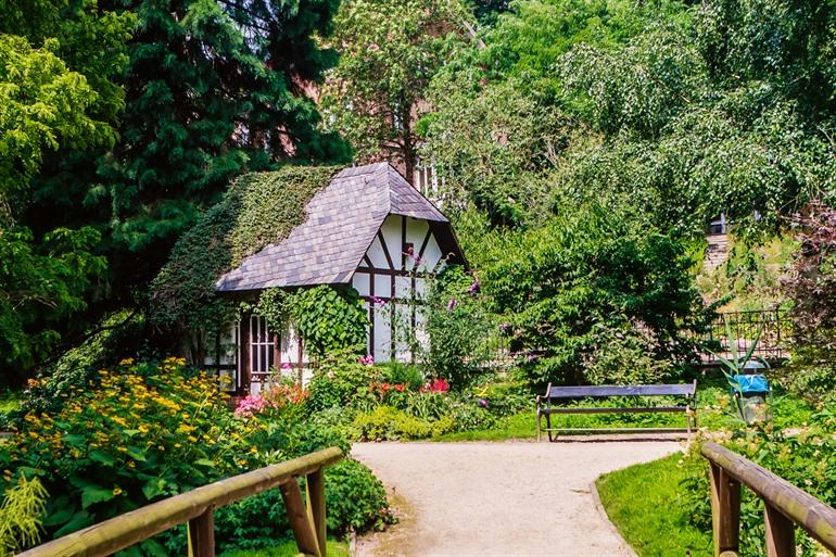 Literatur Haus in de Botanische Tuin van Kiel