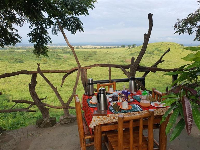 Lodge met waanzinnig uitzicht boeken bij Pumba Safari Cottages
