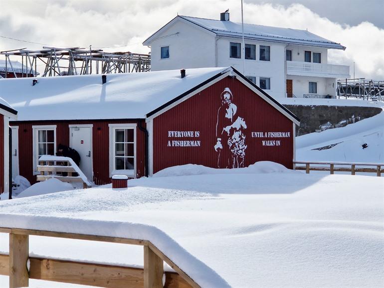 Lofoten in de winter