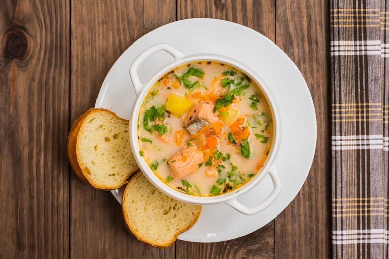 Lohikeitto, zalmsoepje uit Finland