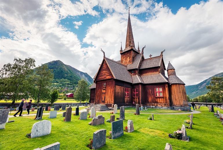 Lom staafkerk Noorwegen